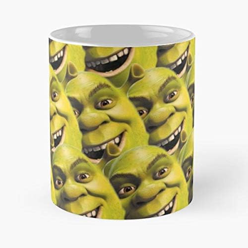 92wear Shrek Memes Meme Ogre Green Funny Stupid Goofy Mug Coffee Mugs For Best 11 Ounce Ceramic Coffee Mug Gift Amazon Fr Cuisine Maison