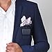 SquareGuard by PocketSquares Pocket Square Holder (Regular 3-Pack) For Men, Best Pocket Square Organizer