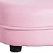 Costzon Kids Couch, Princess Kids Sofa Chairs for Baby Girls 3-5 Old w/Wood Frame & Leather Surface for Nap & Rest, Toddler Couch for Preschool, Nursery, Kindergarten, Children Furniture Gift (Pink)