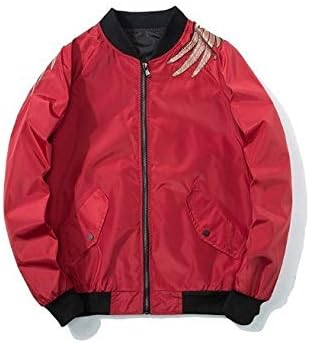 Amazon ブランドストリート 刺繍 ジャケット カジュアル ヒップホップ スタジャン スカジャン メンズ 4 服 ファッション小物 通販