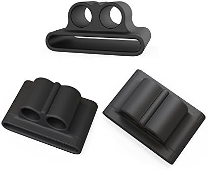 Sandwich® Holder Shock Resistant Silicone Holder/Strap/Silicone Case for Apple® AirPods (Black)