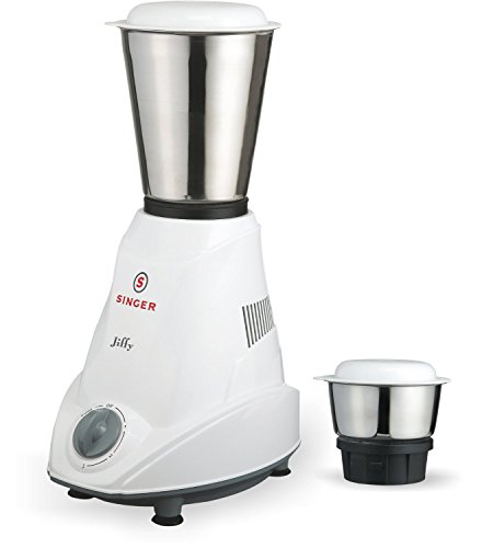 48% OFF on Singer Jiffy 500-Watt Mixer Grinder (White) on Amazon