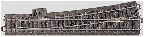 Marklin My World C Track Wide Radius Turnout, 9-5/16-Inch