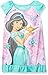 Disney Girls’ Big Princess Nightgown, Jasmine-Magical Green, 6