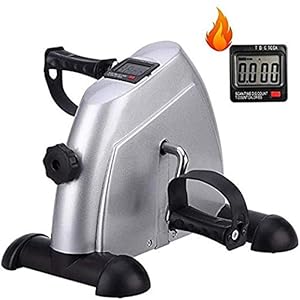 Portable Exercise Bike, Under Desk Mini Pedal Exercises Bike Foot Cycle Therapy Leg and Arm Peddler Recovery Medical…