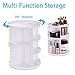 MOFIR Makeup Organizer 360 Degree Rotating, Adjustable Multi-Function Cosmetics Storage Box, Small Size Extra Large Capacity, Fits Different Sizes of Cosmetics