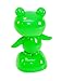 KT Dancing Fun Green Frog Animal Solar Toys Dashboard Office Desk Home Decor