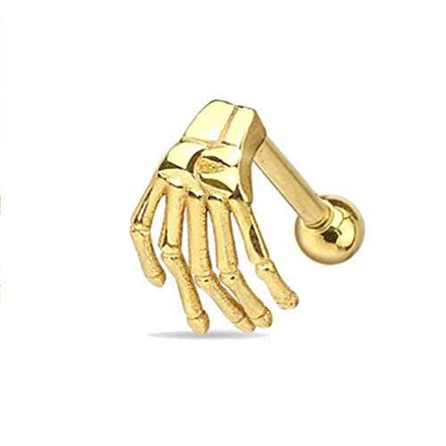 image for AIMTOPPY Women Jewelry, Stainless Steel Earring Skeleton Ghost Hand Ea