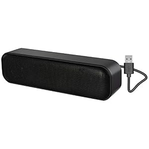 Computer Speaker,USB Powered USB Speaker for Desktop,Windows PCs,Laptop. Portable USB Desktop Speaker Plug and Play