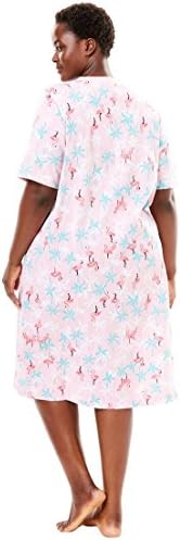 Dreams & Co. Women's Plus Size Short Easy Sleepshirt