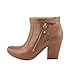 EASY SPIRIT NIVEN BROWN ANKLE BOOTIE WOMEN SHOE