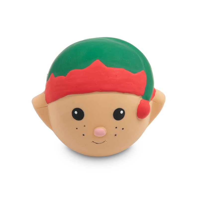 Surrey Feed Latex Elf Dog Ball - Christmas Dog Toy