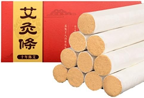 10 years'old Moxa Roll Strip Moxibustion Stick Pure 10pcs/box