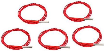 3DTOP 5 Pcs Reprap 12V 40W 6*30 Ceramic Cartridge Heater for 3D Printer Prusa Mendel