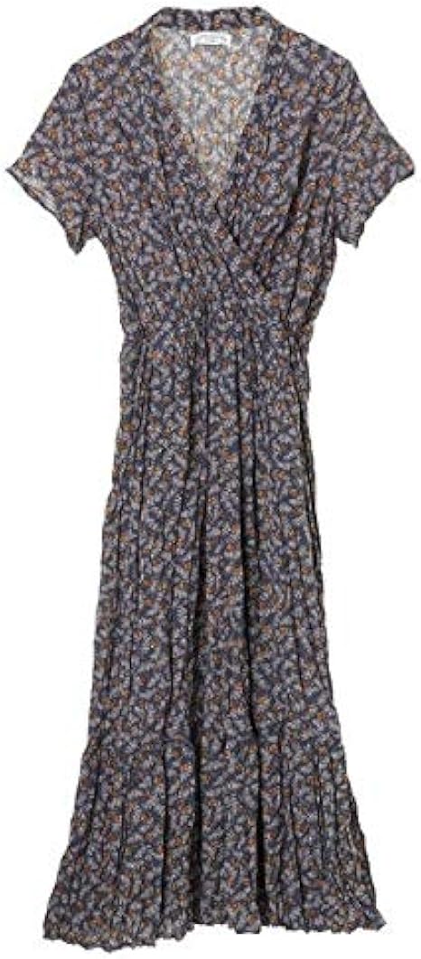 Amazon アースミュージック エコロジー Earth Music Ecology Sly リンクル花柄ワンピース ラベンダー F ワンピース チュニック 通販