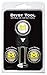 Team Golf NCAA Michigan Wolverines Divot Tool Pack With 3 Golf Ball Markers Divot Tool with 3 Golf Ball Markers Pack, Markers are Removable Magnetic Double-Sided Enamel