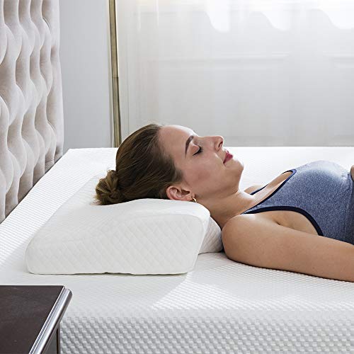 Milemont Memory Foam Cervical Pillow for Orthopedic Sleeping Neck Pain