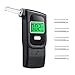 Majujululu MJJ904 Breathalyzer Portable Digital Alcohol Tester with 5 Mouthpieces, 3.7, Black