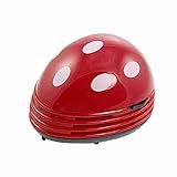 uxcell® Dots Strawberry Vacuum Desk Mini Dust Cleaner Red Green