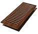 Decor Grates PL412-MTG 4-Inch by 12-Inch (Duct opening measurements) Plastic Floor Register, Tan Mahogany
