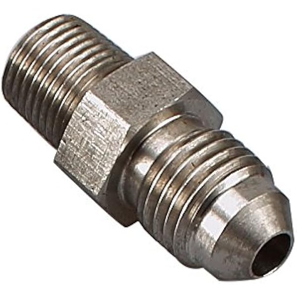 Brake Adapter Inverted Flare Fitting 3/16 to male 1/8"27NPT 90 degree