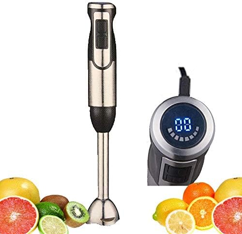 無段階速度浸漬ブレンダー スティックミキサー調整デジタルledディスプレイ人間工学に基づいた