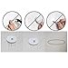 HOTLISTOR Reusable Multipurpose Piggy Cubicle Wall Hooks 5PCS 10PCS Decorative Pin Stick Hooks Office Partition Panel Hanger Home Kitchen (5-Hooks(Color))
