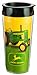 Vandor 28151 John Deere 16 oz Plastic Travel Mug, Green and Yellow