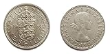 Coins for collectors - Circulated 1964 English Shilling Coin / Great Britain
