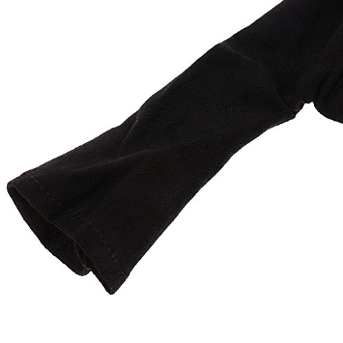 SunniMix 1/6 Scale Black Cloak Clothing for 12 Inch Dolls Action Figures Male Body Toys DIY Parts - Thumbnail 2