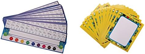 24 Traditional Jumbo School Nameplates and 36 Bright Dot Name tags for Students