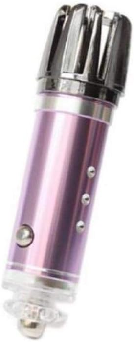 EKMON Car Air Purifier Ionizer 12V Plug-in Air Ionic Purifier Car Deodorizer with Ozone-Free Negative Ion Air Humidifier Dander Smoke Dust Removes-Purple
