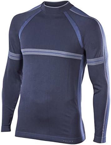 FALKE Men Maximum Warm Trend Long Sleeve Shirt - Performance Fabric, Multiple Colours, Sizes S-XXL, 1 Piece - Base layer ideal for ski, trekking/hiking: warm, breathable, sweat wicking, fast drying