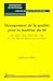 management de la qualite pour la maitrise des systemes d'information by 