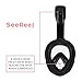 SeeReef Full Face Snorkel - Snorkeling Mask Set with Hard Carry Case - See 180 Degrees Underwater with New 4 Valve Anti Fog Technology