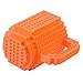 Brick Mugs Fubarbar 12 oz Coffee Cups Funny Tea Mug Beverage Cup Built-on Building Bricks enjoy Creative Time (Orange.)