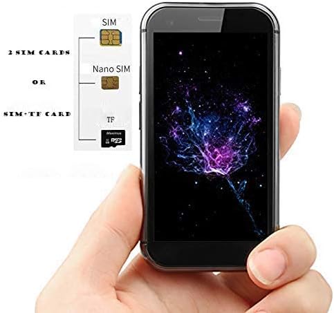 Mini Phones 4G Mobile phone SOYES XS, 2GB+16GB/3GB+32GB, 3.2 inch Smartphone Android 6.0 Quad Core up to 1.3GHz, Dual SIM, Bluetooth, WiFi, GPS, Support Google Play (16GB, BLACK) - Image 3