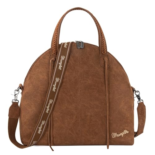 Wrangler Weekender Travel Bag Woven Top Handle Large Handbag and Boho Carry on Bag