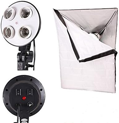 ASHANKS 1 to 4 Socket Head 50 x 70cm 2727 Soft box Photo Video Studio Light E27 CFL Diffuser Photo Studio Softbox