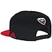 MLS D.C. United Men's Jersey Hook Snapback Cap, One Size, Black/Red