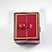 King Ice Classic Cartier Design Leatherette Red Double Doors Ring Gift Box