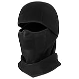 JIUSY Thermal Fleece Balaclava Outdoor Windproof Waterproof Neck Warmer Full Face Mask for Motorcycle Cycling Skiing Snowboarding Moisture Wicking Head Hood Warm Gear