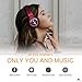 Bluetooth Headphones Over Ear Linpa M1 on Ear Wireless Headphone Hi-Fi Headset with Mic, Foldable, 30H Playtimes, Soft Earpads, Wireless and Wired Mode for TV/Cell Phones (Red)thumb 1