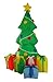 5 Foot Inflatable Christmas Tree with Gift Boxes Yard Garden Decoration