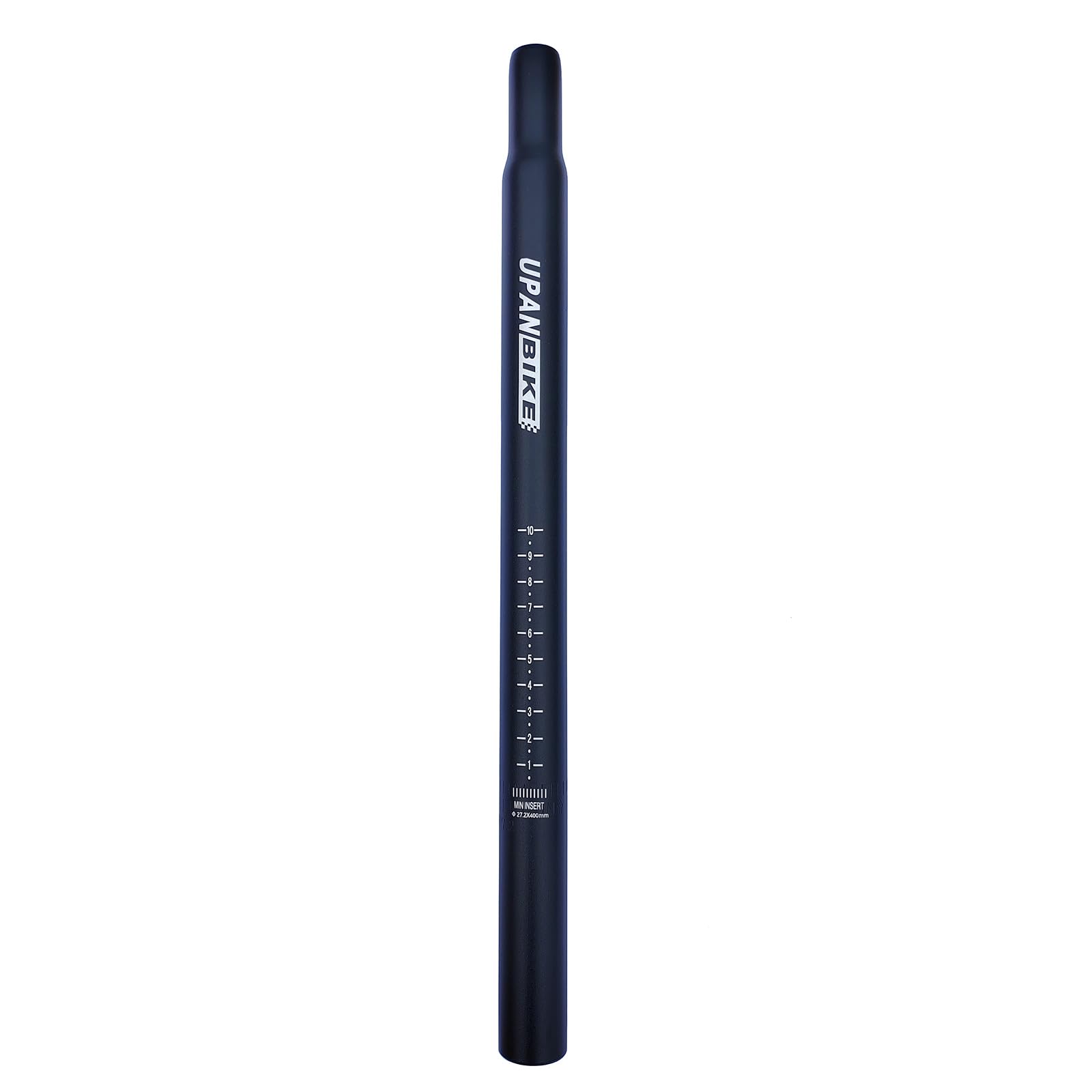 Photo 1 of UPANBIKE Bike Seat Post Aluminum Alloy Length 400mm ?25.4mm Black for Mountain Bike Road Bicycle