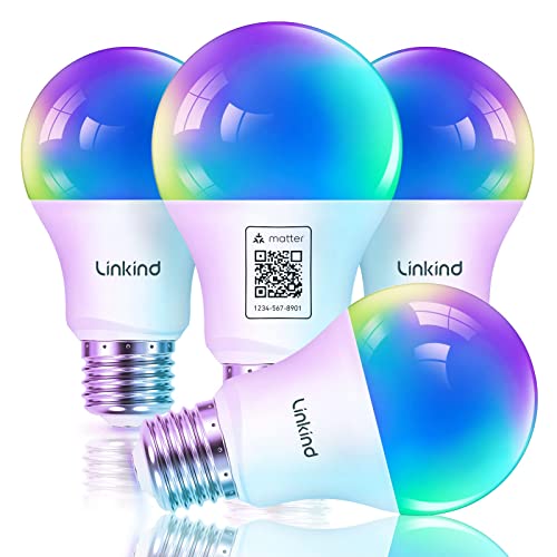 Linkind Matter Smart Light Bulbs Work with Apple