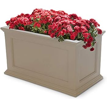 amazon.com : mayne fairfield 5826c patio planter, 20-inch