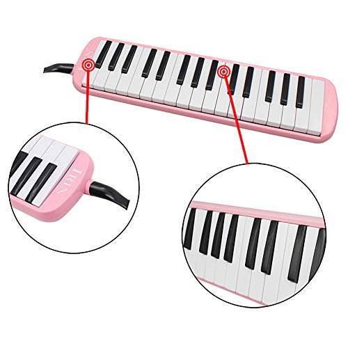 Afco 32 Key Piano Melodica Mouth Organ Accordion Kids Adult Music Instrument Black