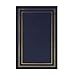 DesignOvation Traditional Photo Albums, Holds 300 4x6 Photos, Set of 4, Navy Blue