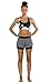 icyzone Running Yoga Shorts for Women - Activewear Workout Exercise Athletic Jogging Shorts 2-in-1 (Charcoal/Royal Blue, S)